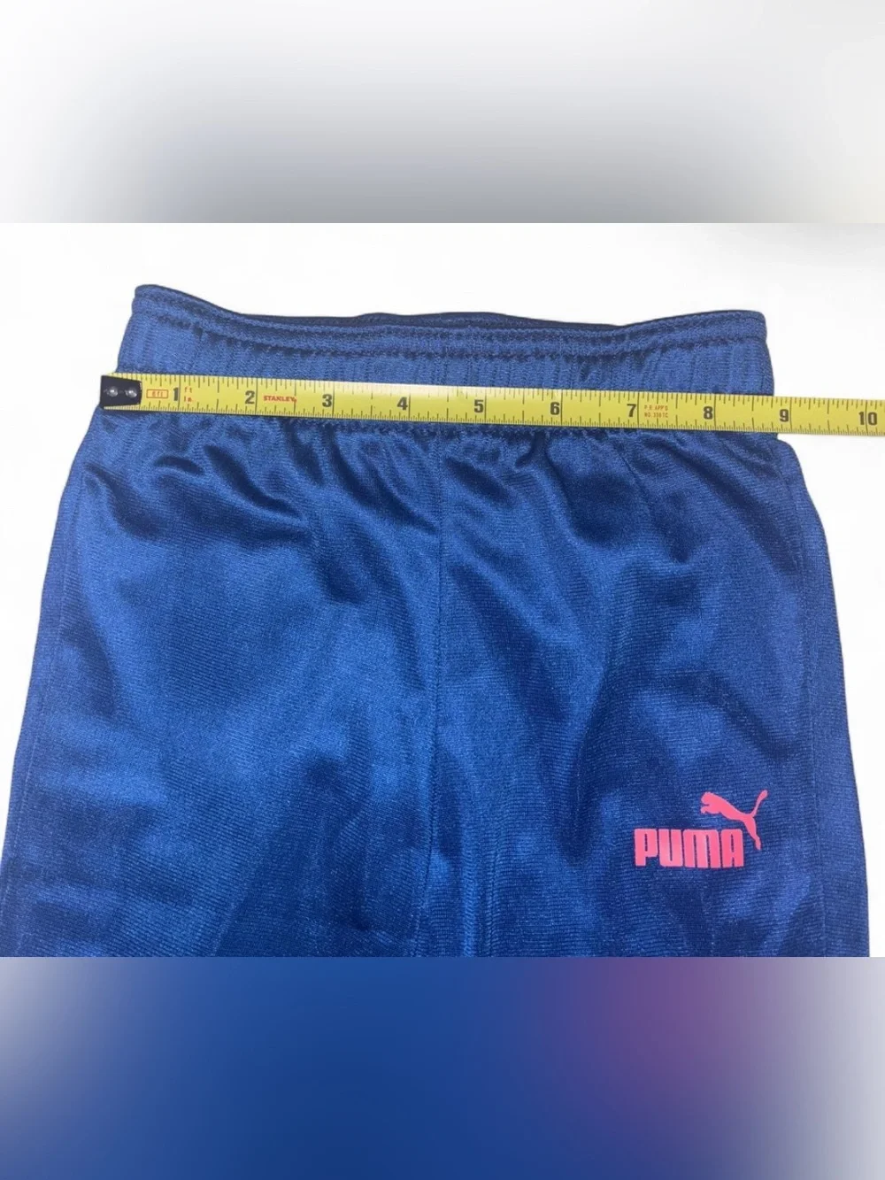 PUMA Toddler 2-Piece Tracksuit Set | Navy Blue w/ Orange/Pink Logo | Size 3T |